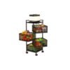 4 Layer Square Shape Kitchen Rack